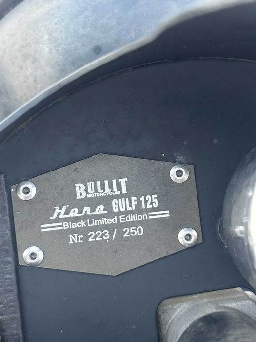 Bullit Hero 125 Gulf Black Limited Edition Nº 223/250 | 2.985 km | Impecável