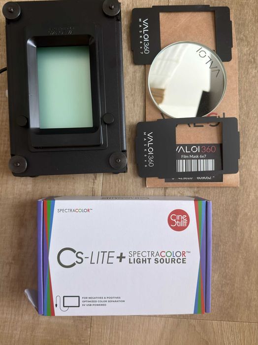 Стенд для перезйомки плівки, середній формат, CineStill CS-LITE+ SpectraColor,  Valoi