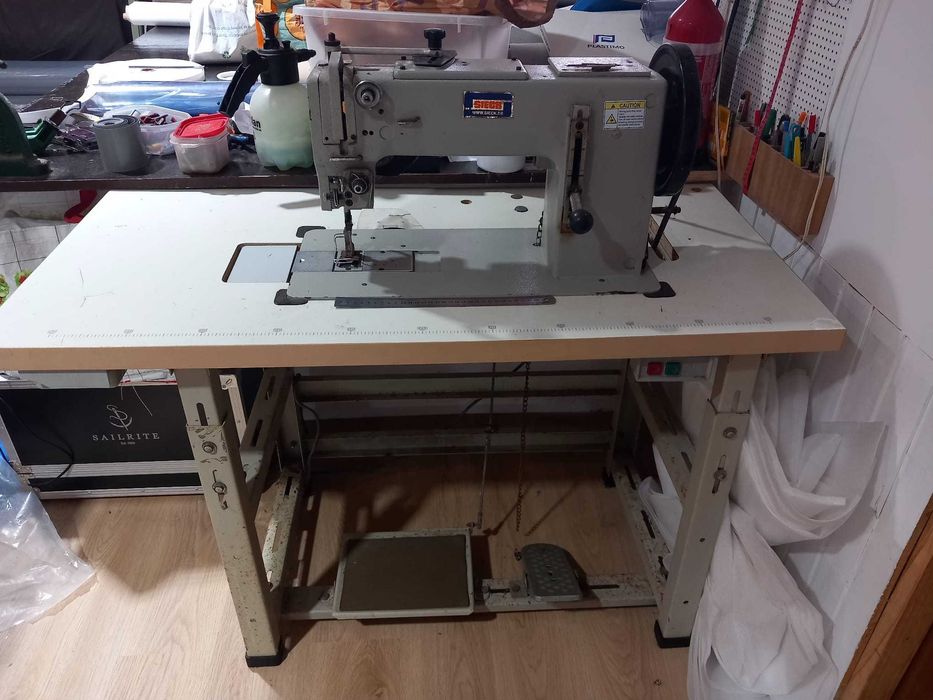 Máquina costura industrial p/pesados equivalente à Adler 266-1