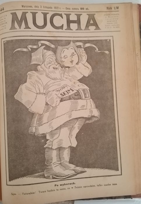 Czasopismo Mucha rocznik 1922