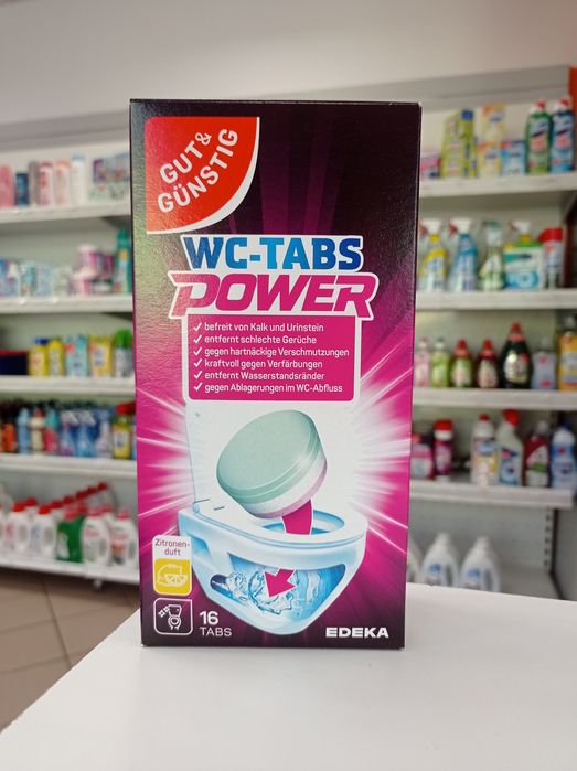 Tabletki do czyszczenia WC G&G Gut&Günstig z Niemiec