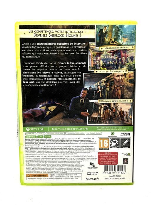 Sherlock Holmes: Crimes & Punishments Xbox 360 Po Angielsku