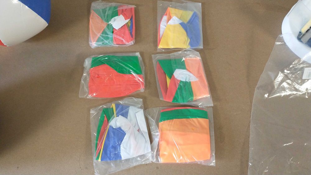 8 x Nadmuchiwane kule wodne, piłka plażowa, piłka plażowa, na basen