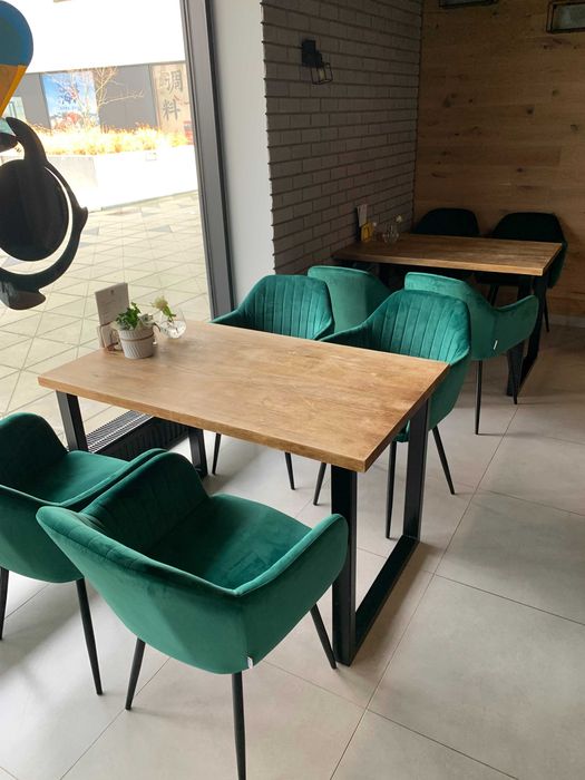 Stół drewniany Loft - Wyjątkowa Jakość Drewna i Trwałe Metalowe Nogi