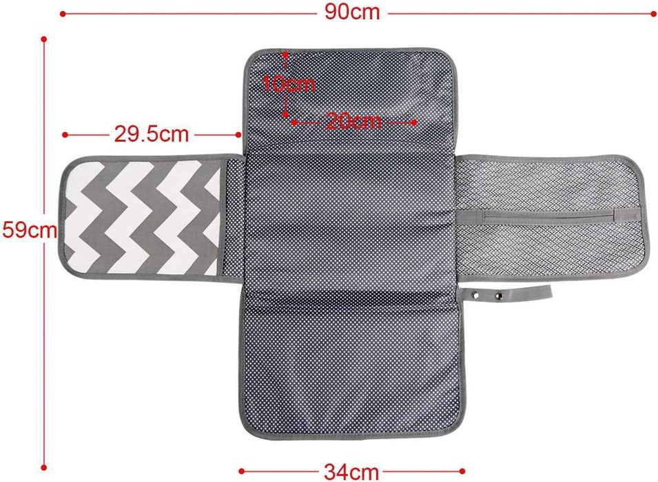 Mudador portátil de fraldas para bebé, Novo