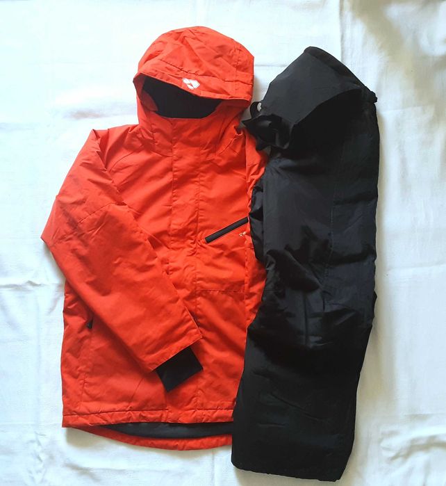 146-152 H&M spodnie zimowe narciarskie narty sanki Cubus kurtka zimowa