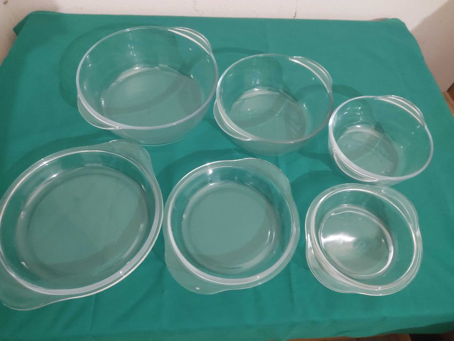 Conjunto de recipientes (pirex)