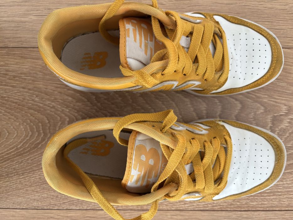 Sneakersy młodzieżowe New Balance żółte 36