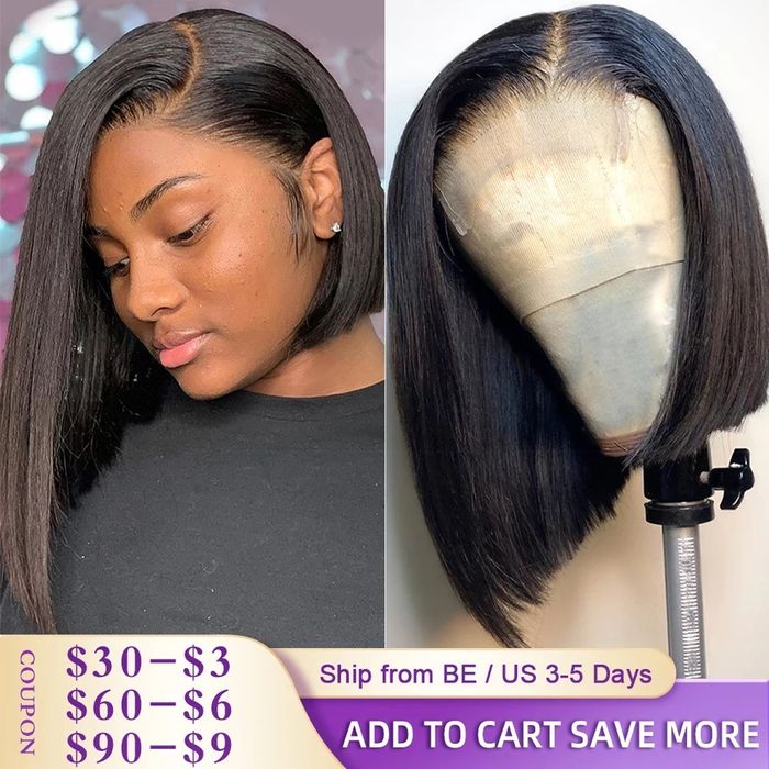 Peruca de cabelo humano 8polegadas