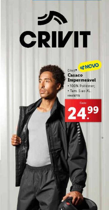 Casaco Impermeável LIDL