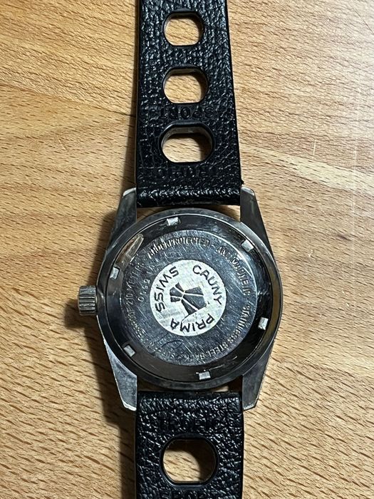 Relógio cauny Submarine Swiss anos 70 estado original incluindo coroa corda pulso homem mergulho