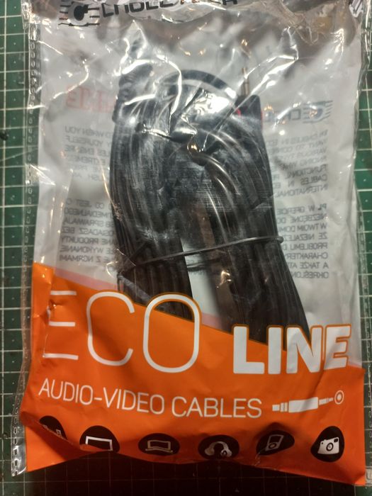 Аудіокабель, подовжувач, 3.5-мм джек, мама — тато,5 м .