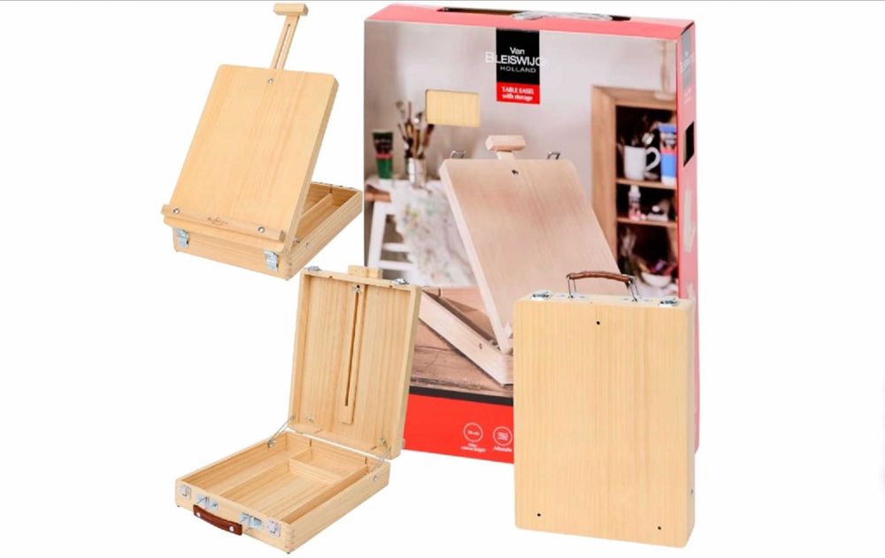 Stolik ze schowkiem Van Bleiswijck-Twoja mobilna pracownia artystyczna