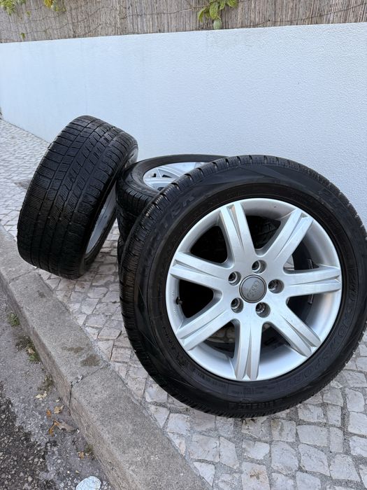 Conjunto 4 jantes originais Audi 225/55 R16