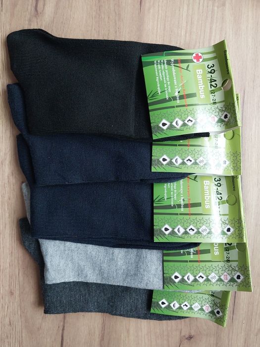 Skarpety męskie bambusowe 5 par