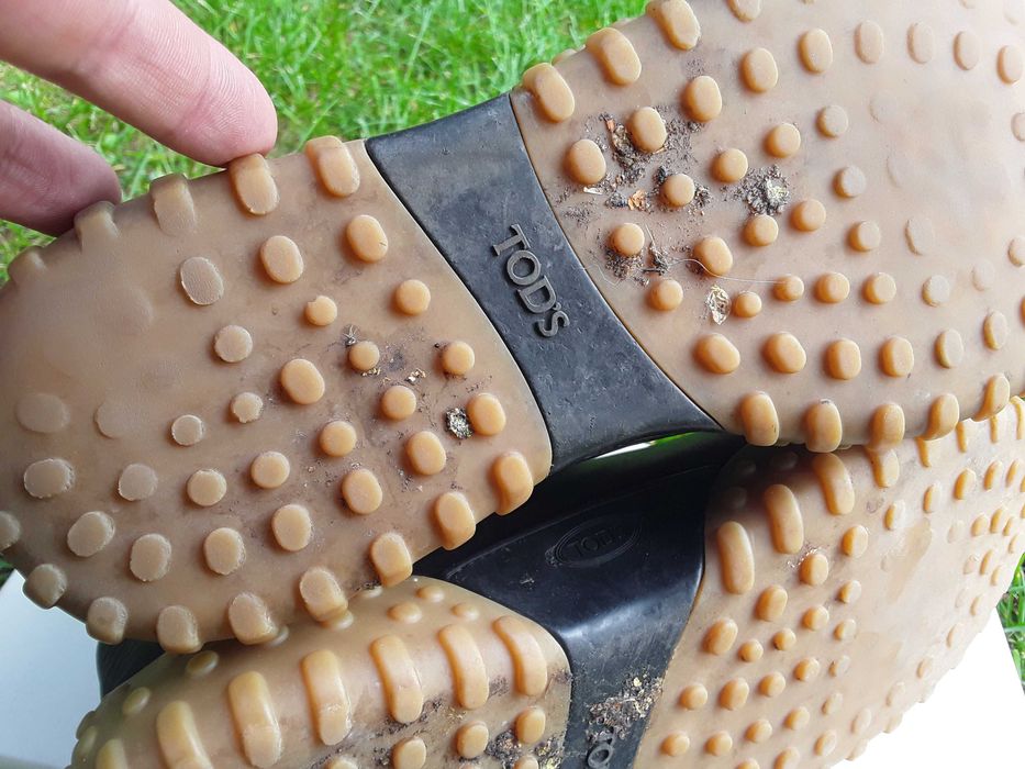 Кроссовки туфли кожаные 38 р. Tod's
