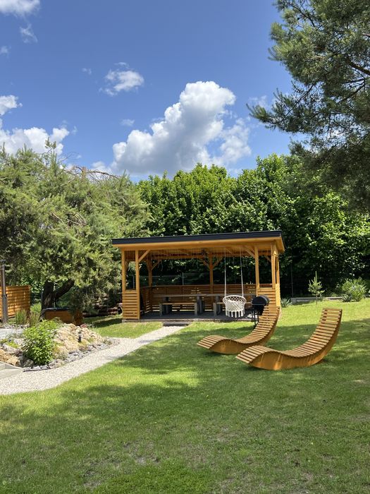 Antracytowe domki z jacuzzi nad Zalewem Chańcza