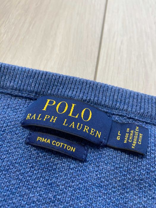 RALPH LAUREN r.L oryginalny sweter Prima Cotton męski