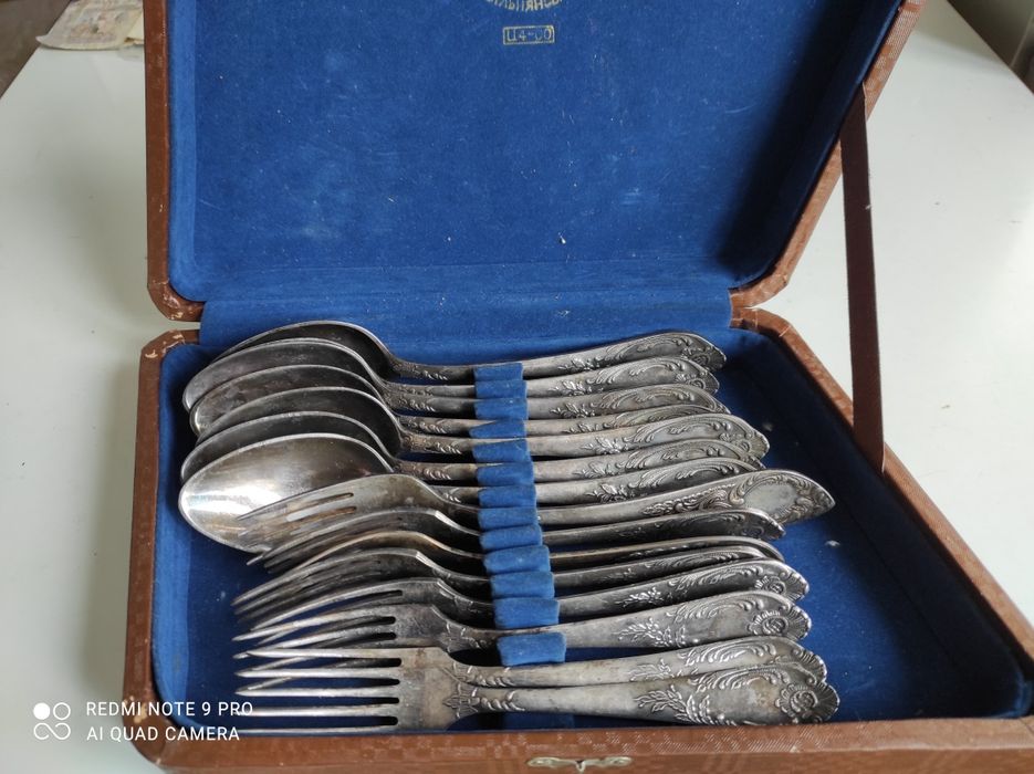 Набор столовых вилок,,ложек Советск.МНЦ