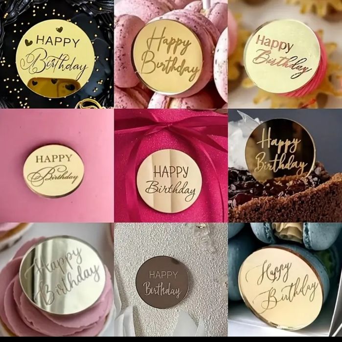 Корони та топпери для тортиків