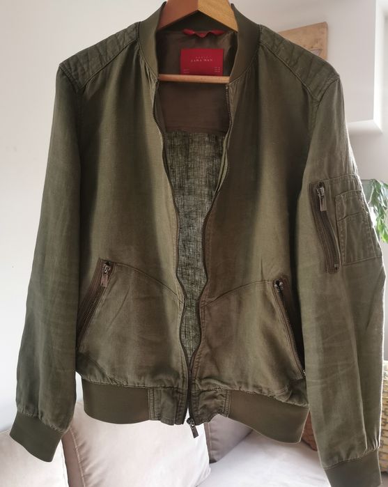 ZARA  kurtka bomberka  kol. khaki  R M