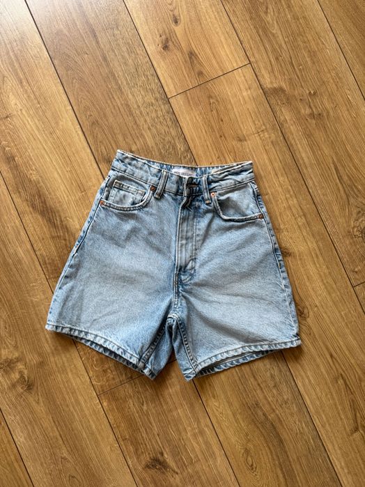 Світло-блакитні джинсові шорти Zara