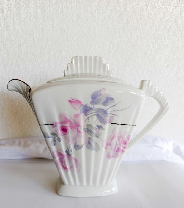 Bule Porcelana Art Déco