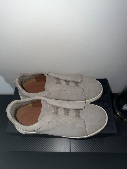 Tenis Zegna com a caixa