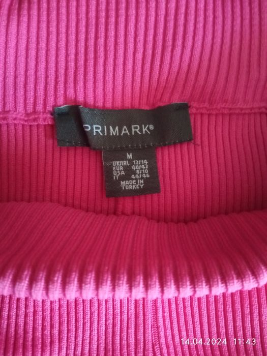 Лосинки кльош в рубчик primark