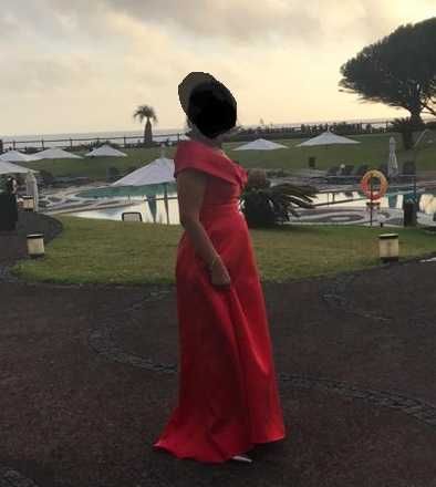 Vestido para cerimónias do Atelier Isabel Ribeiro