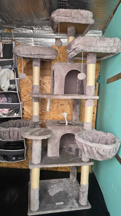 Árvore / Arranhador XXL para Gatos – 174 cm