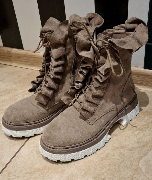 Botki  ocieplane  damskie  38