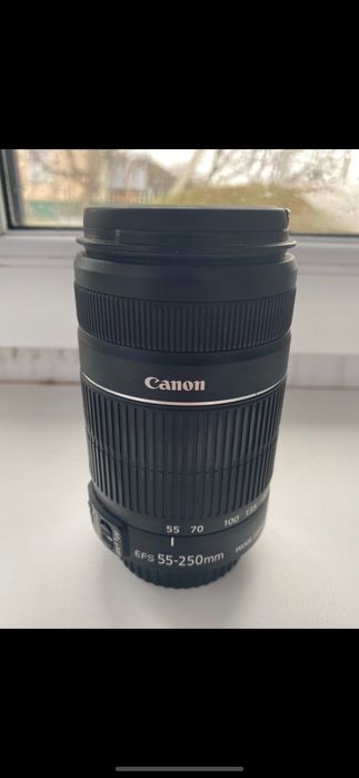 Продам об’єктив Canon EF-S 55-250 mm f/4-5.6 IS