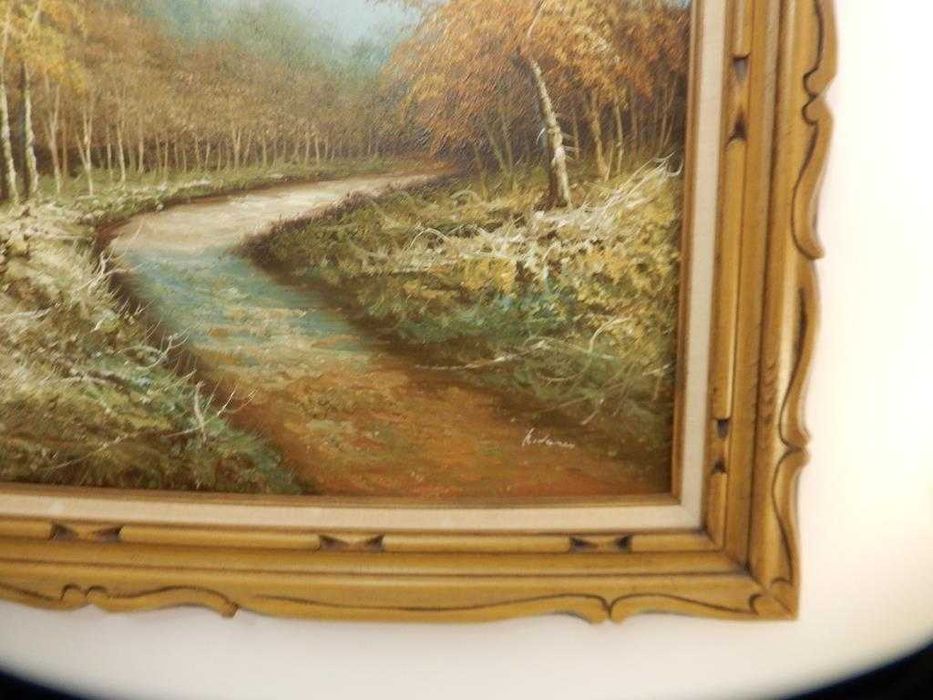 Potężny Obraz Olejny 111x80 – Eugene KINGMAN (1909-1975) – USA – Grube Impasto