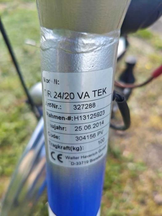 OKAZJA!!! Rower Trójkołowy (Reh.) Haverich 24/20