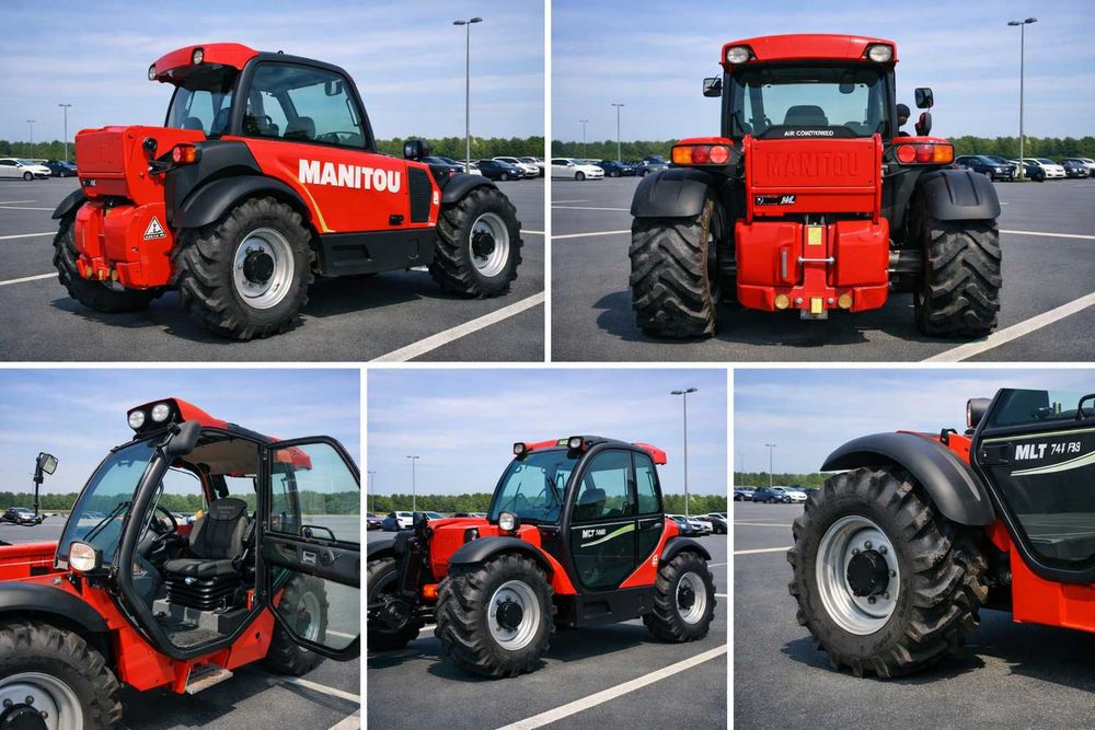 Ładowarka teleskopowa MANITOU MLT741 PS120, klimatyzacja