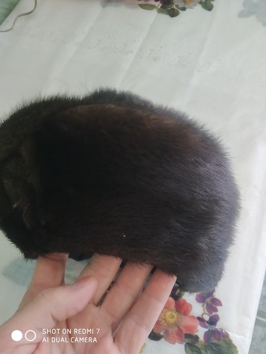 Хутряна шапка з норки