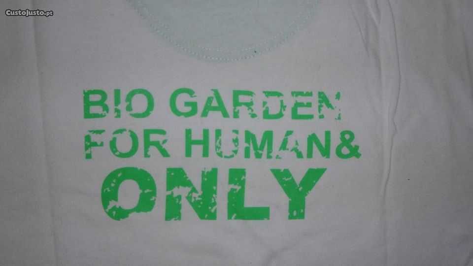 T-shirt de homem branca Berg