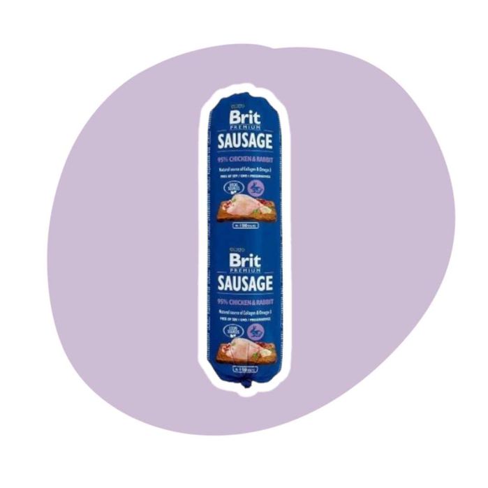 Brit Premium Sausage Chicken & Rabbit 6x800g Kurczak Królik