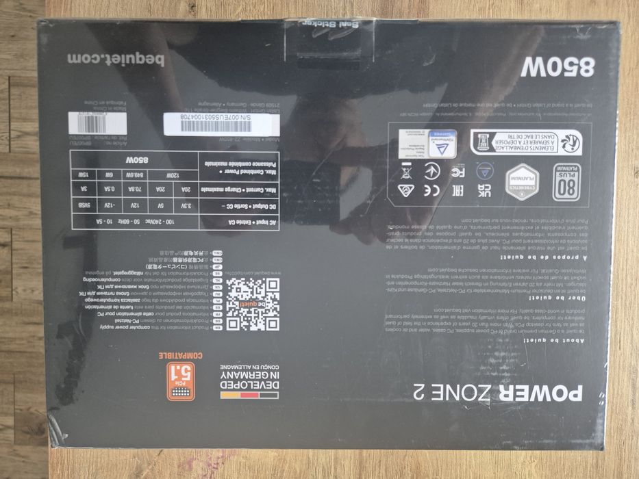 Zasilacz bequitet powerzone 2 850w