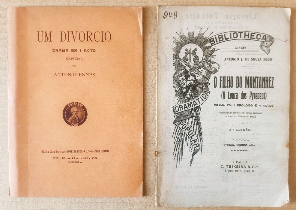 TEATRO  -  Opúsculos Antigos