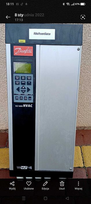 Sprzedam falownik  rozruchowy do silnika