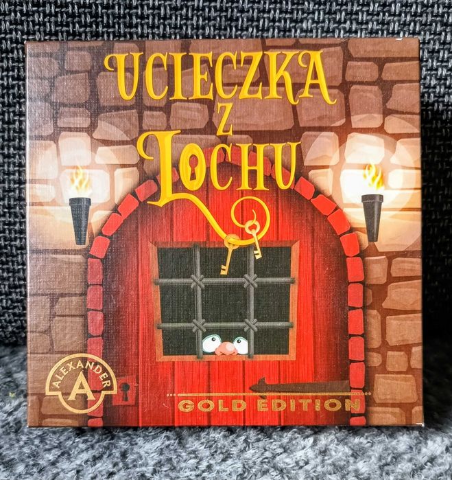 Ucieczka z lochu, planszowa gra rodzinna, stan bardzo dobry