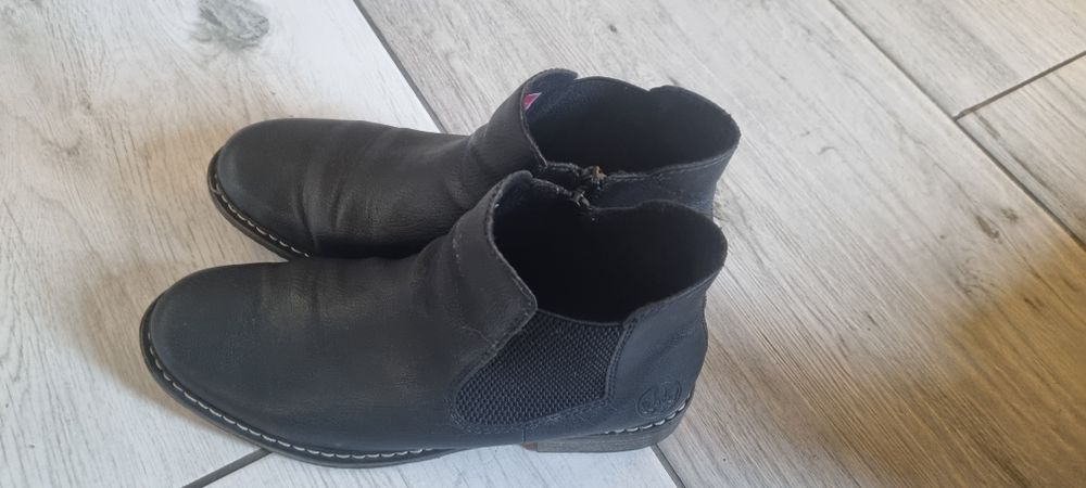 Botki Rieker czarne
