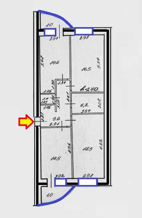 Продаж 3-кім. квартири. вул. Зелена-Жасминова-Новобудова Карпатбуд