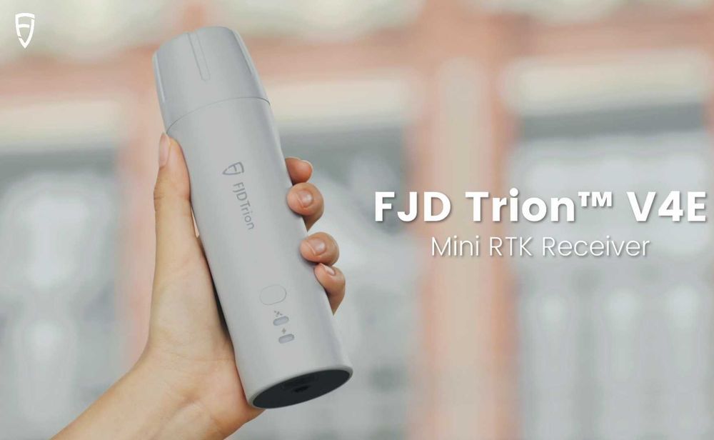 Odbiornik GNSS RTK FJDynamics V4e Tyczka Geodezyjna laserowa Rover