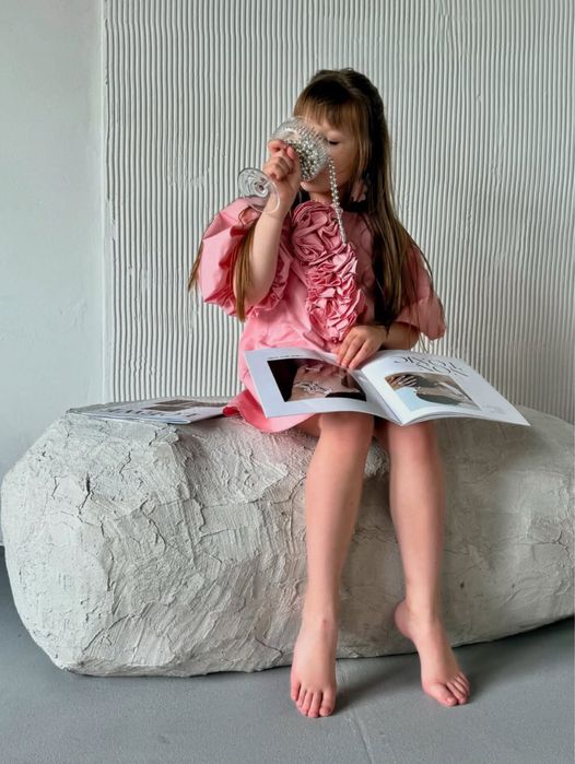 Святкова сукня святкове плаття сарафан платье сумочка Zara 128 7-8