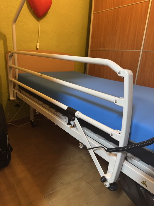Cama Articulada Semi Eletrica + Colchão Anti Escaras