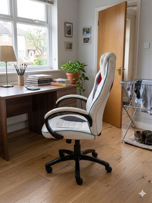 Cadeira Gammer com defeito (a desfazer na parte supeiror)