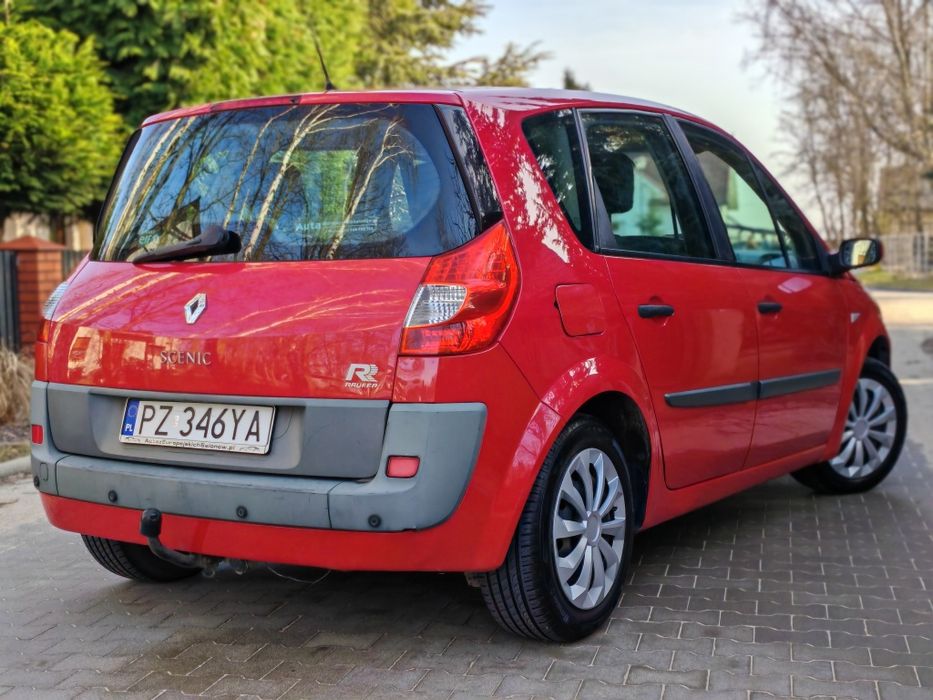 Renault Scenic II LIFT 1.9 DCI 2007r - Ekonomiczny Van - STAN Bdb -Hak